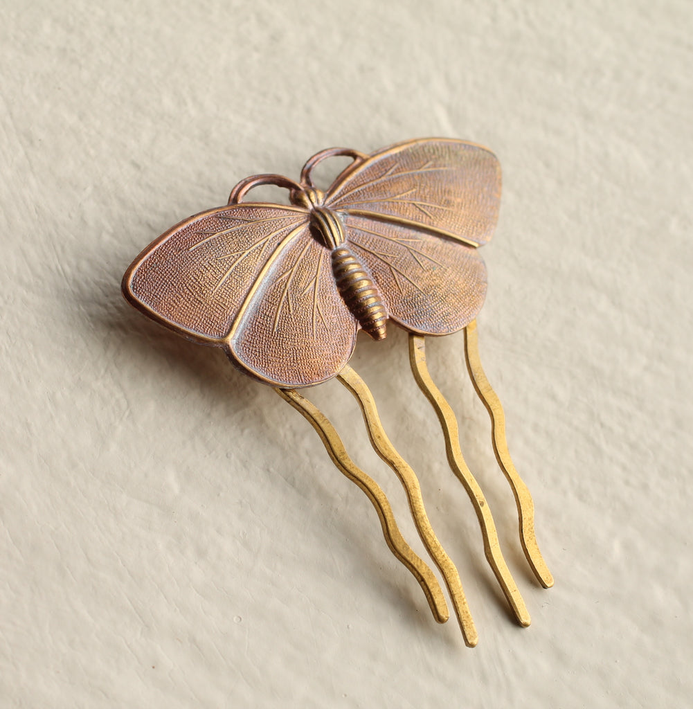 Butterfly Moth Hair Comb - 