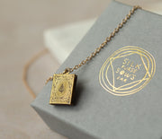 Victorian Book Locket - Necklaces