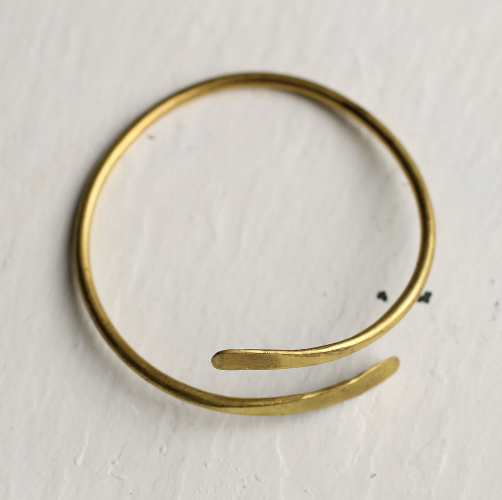 Brass Wrap Bracelet - 