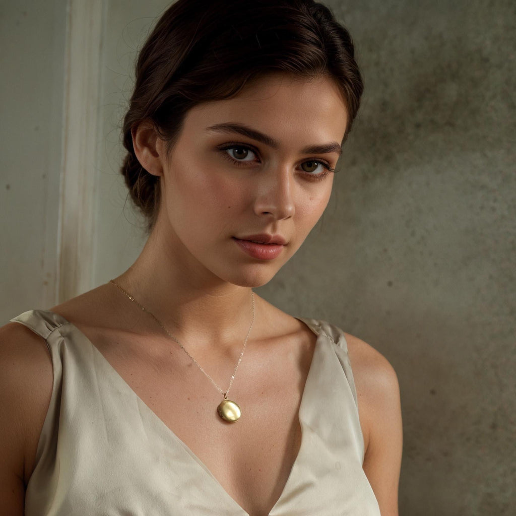 Forget-Me-Not Locket - Necklaces