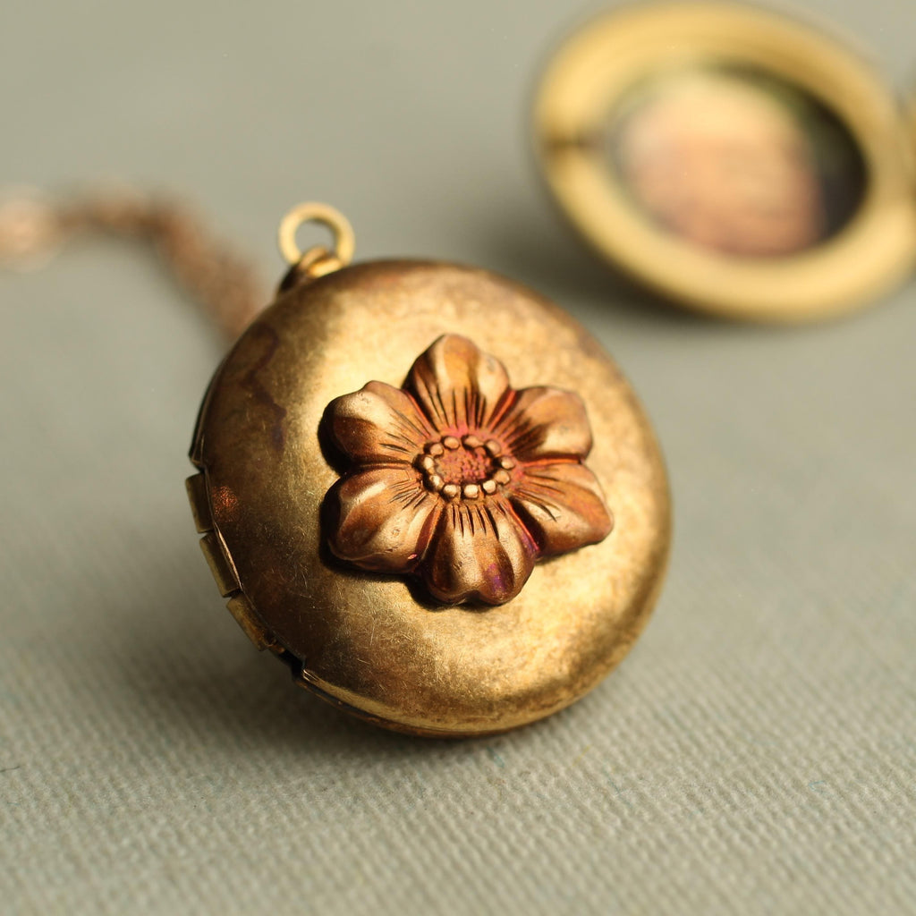 Forget-Me-Not Locket - Necklaces