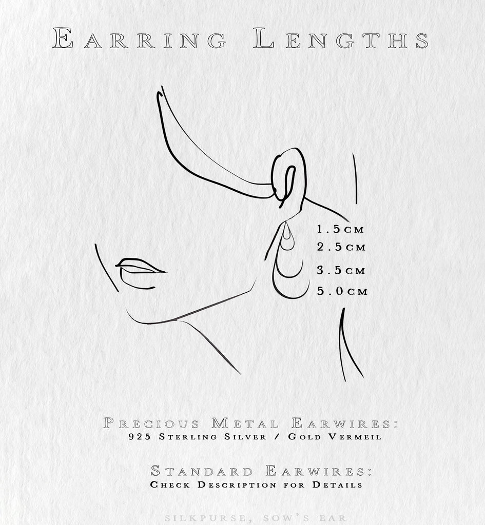Filigree Fan Earrings - Earrings