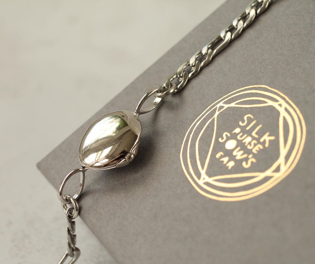 Silver Personalized Locket Bracelet - Bracelets