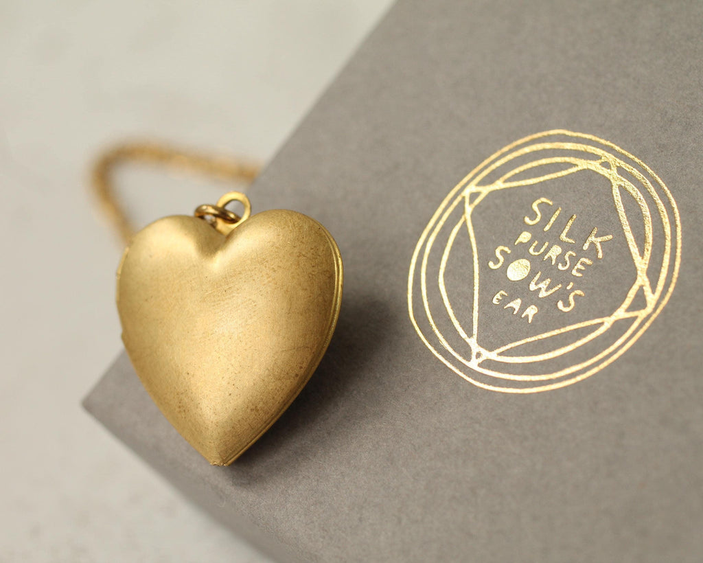 Lily of the Valley Heart Locket - Necklaces