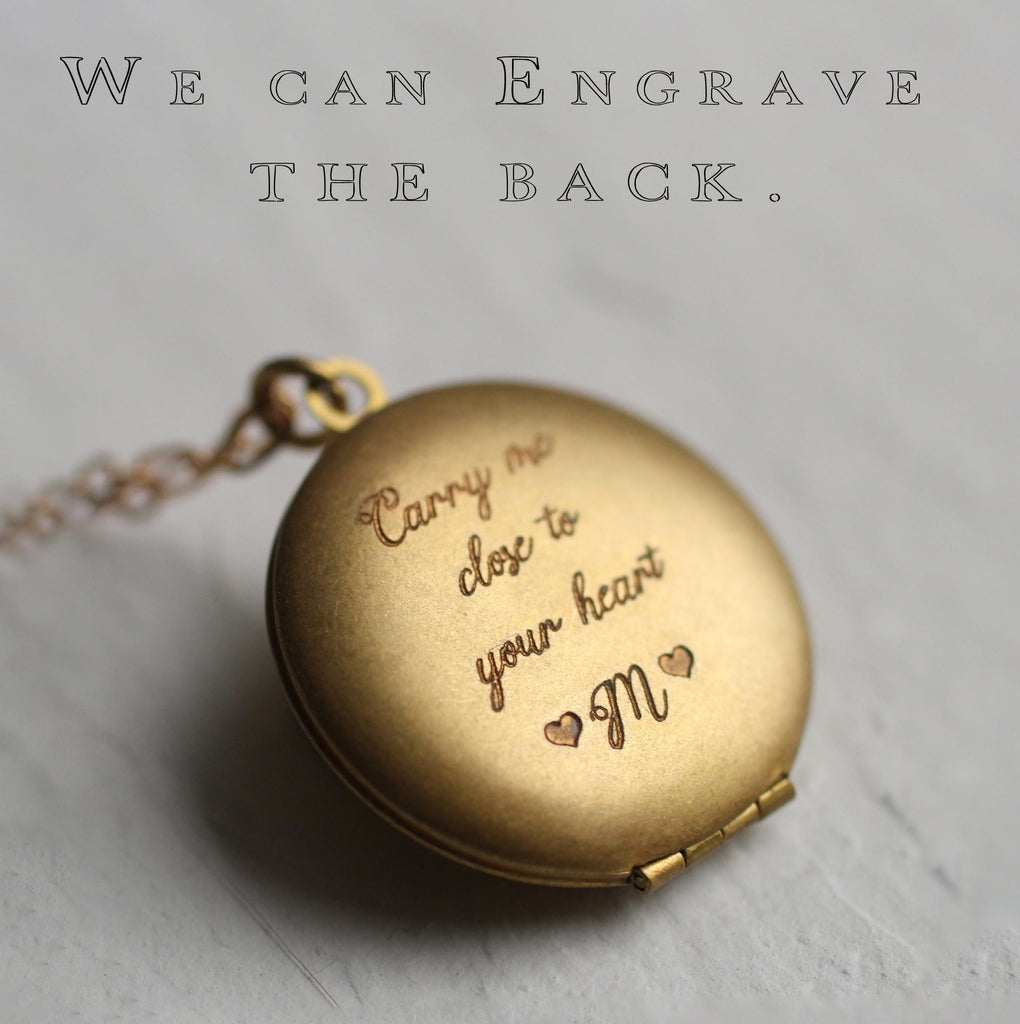 Forget-Me-Not Locket - Necklaces