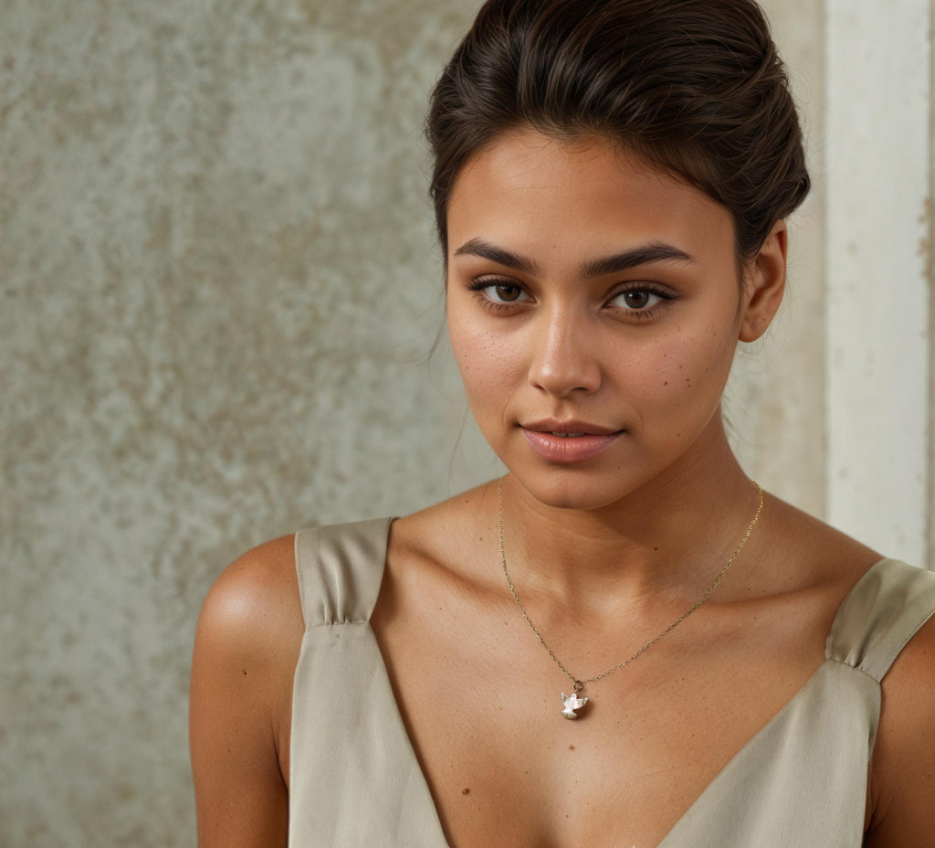 Pearl Bird Dove Necklace (WS) - Necklaces
