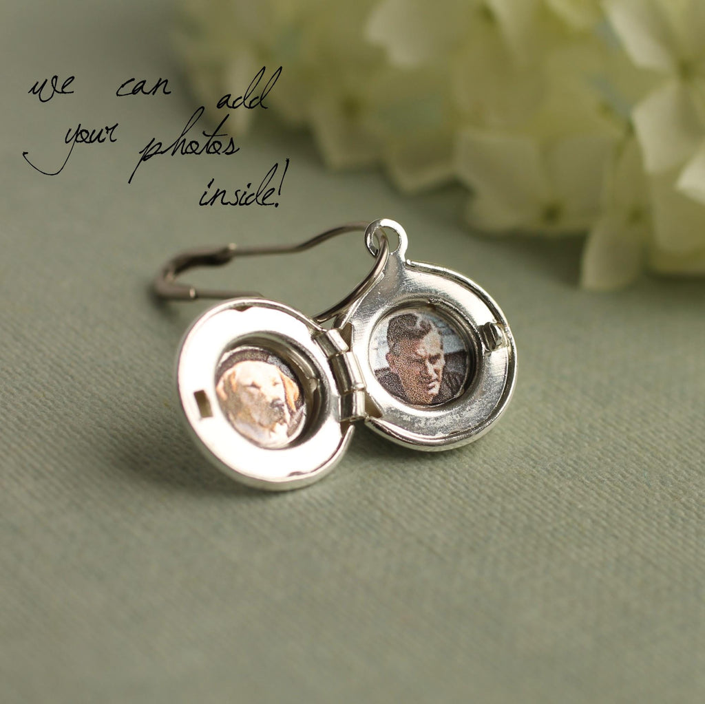 Silver Tiny Round Bouquet Pin - Brooches & Pins