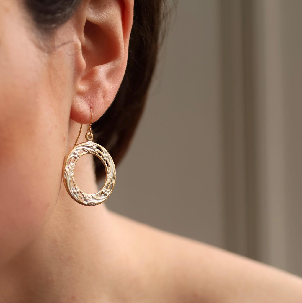 Grapevine Hoop Earrings - Earrings