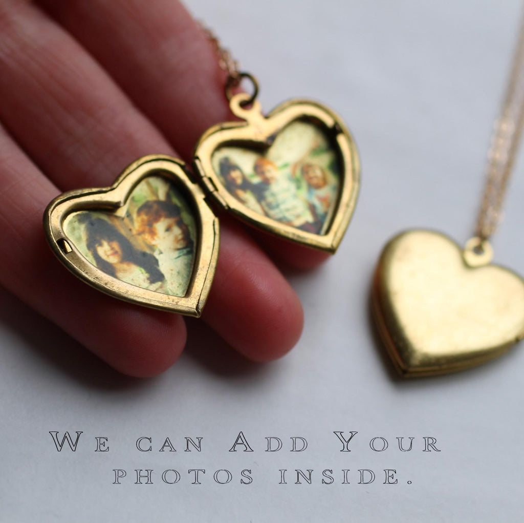 Lily of the Valley Heart Locket - Necklaces