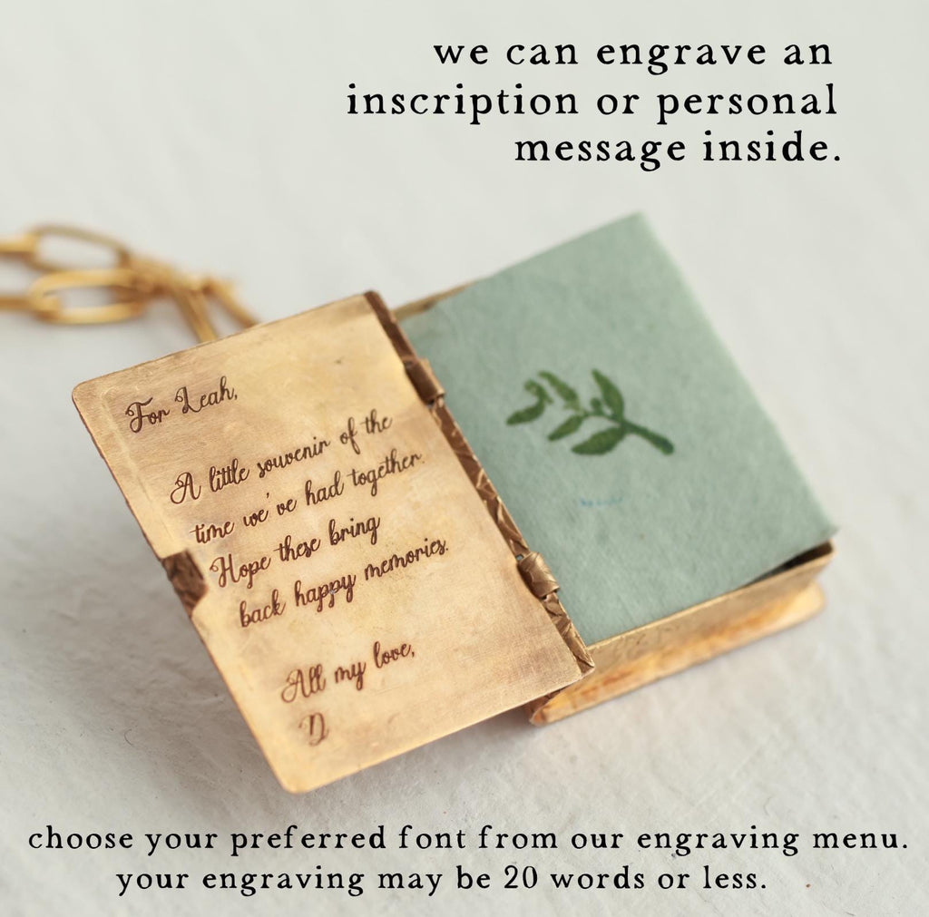 Victorian Antique Personalized Book Keyring - Keyrings