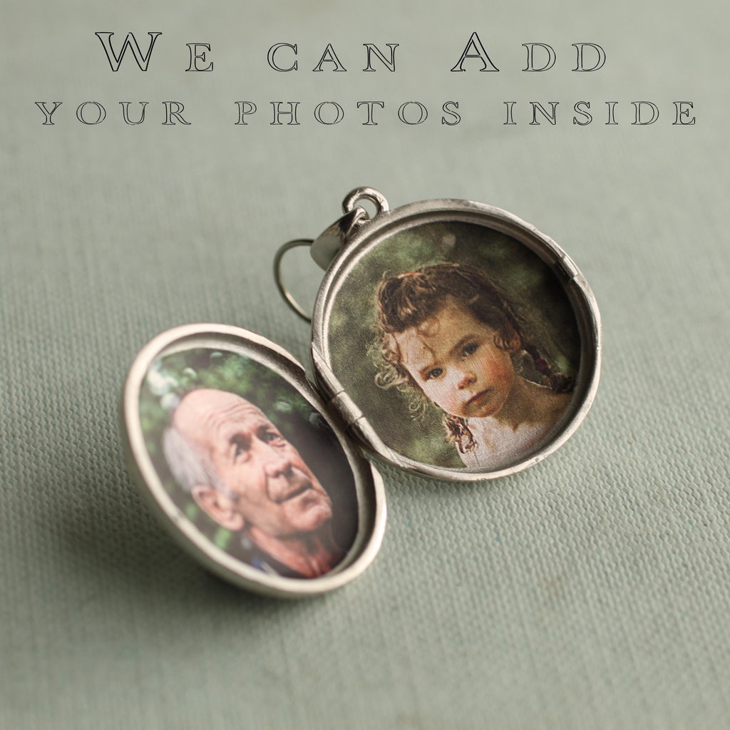Sterling Silver Dandelion Locket - Necklaces