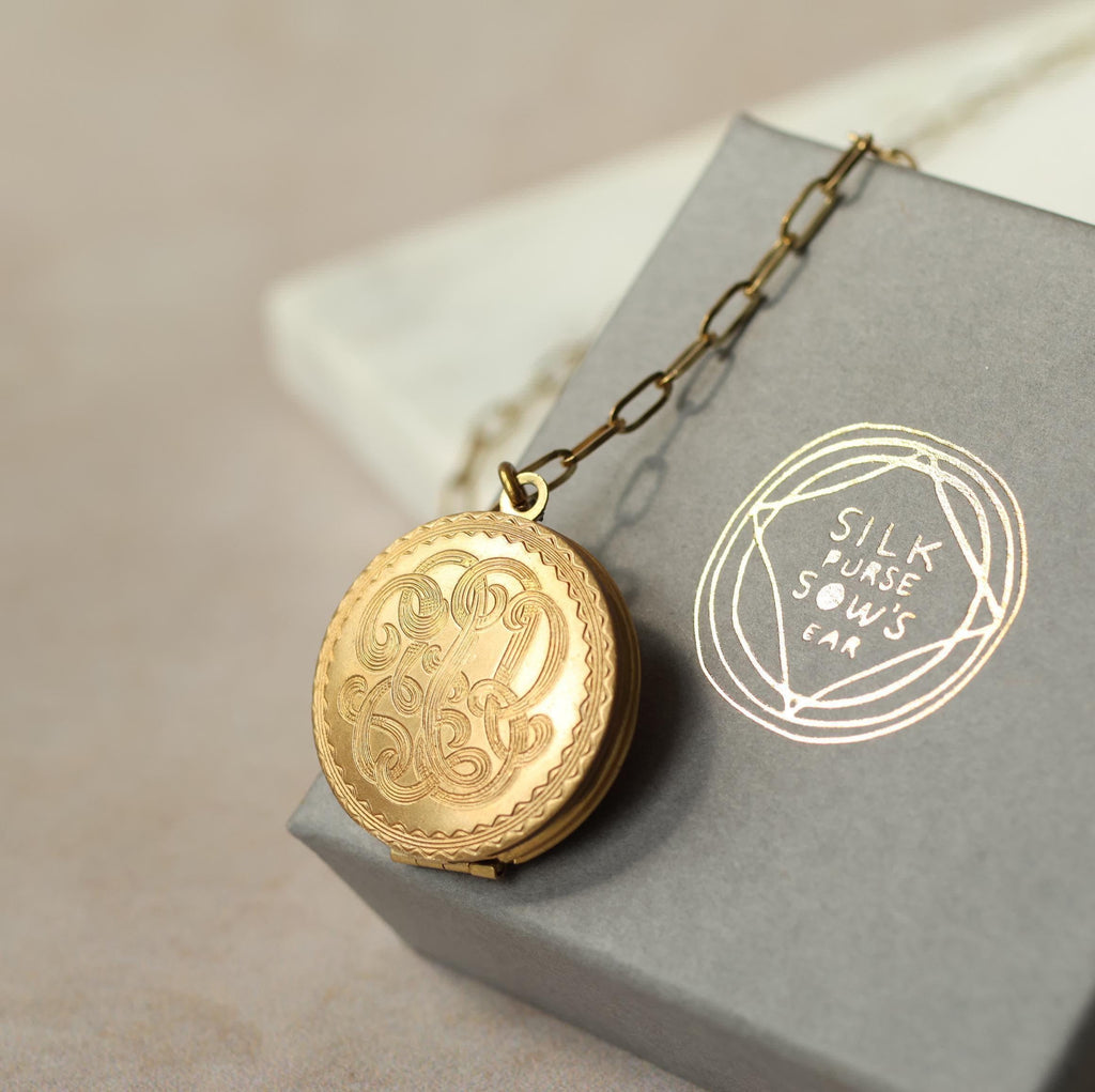 Victorian Knot Locket - Necklaces