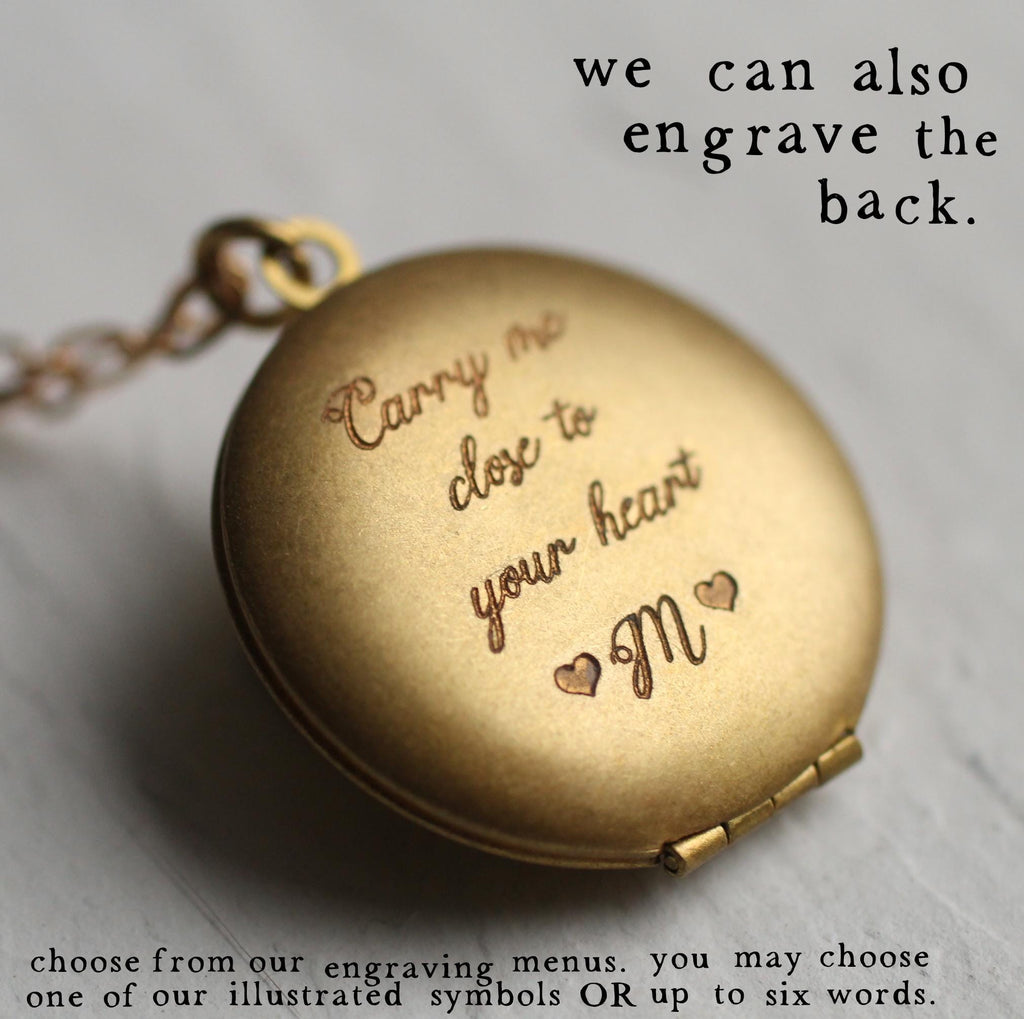 Pressed Flower Locket Necklace - Necklaces