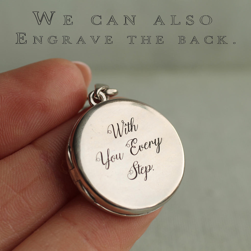 Sterling Silver Dandelion Locket - Necklaces