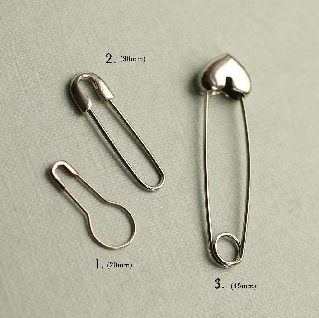 Silver Small Oval Bridal Bouquet Brooch Pin - Brooches & Pins