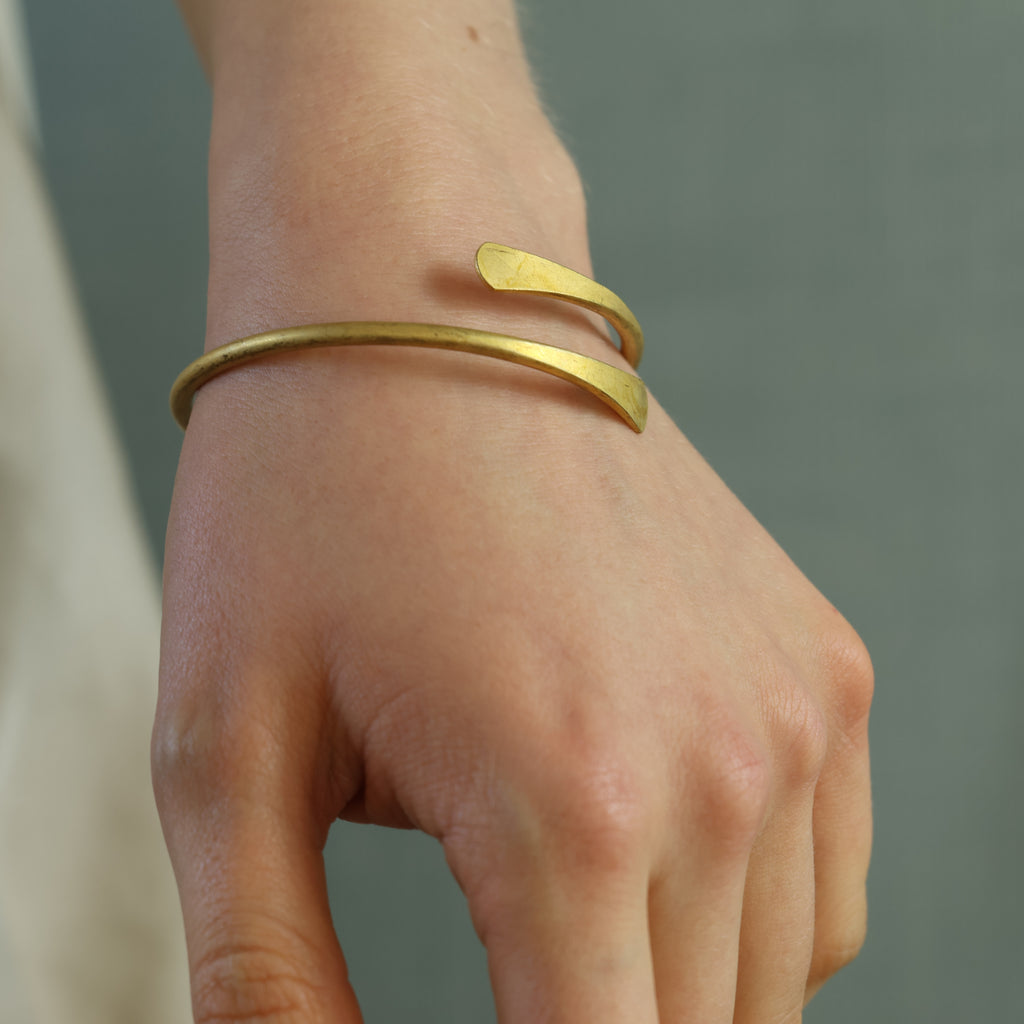 Brass Wrap Bracelet (WS) - Bracelets
