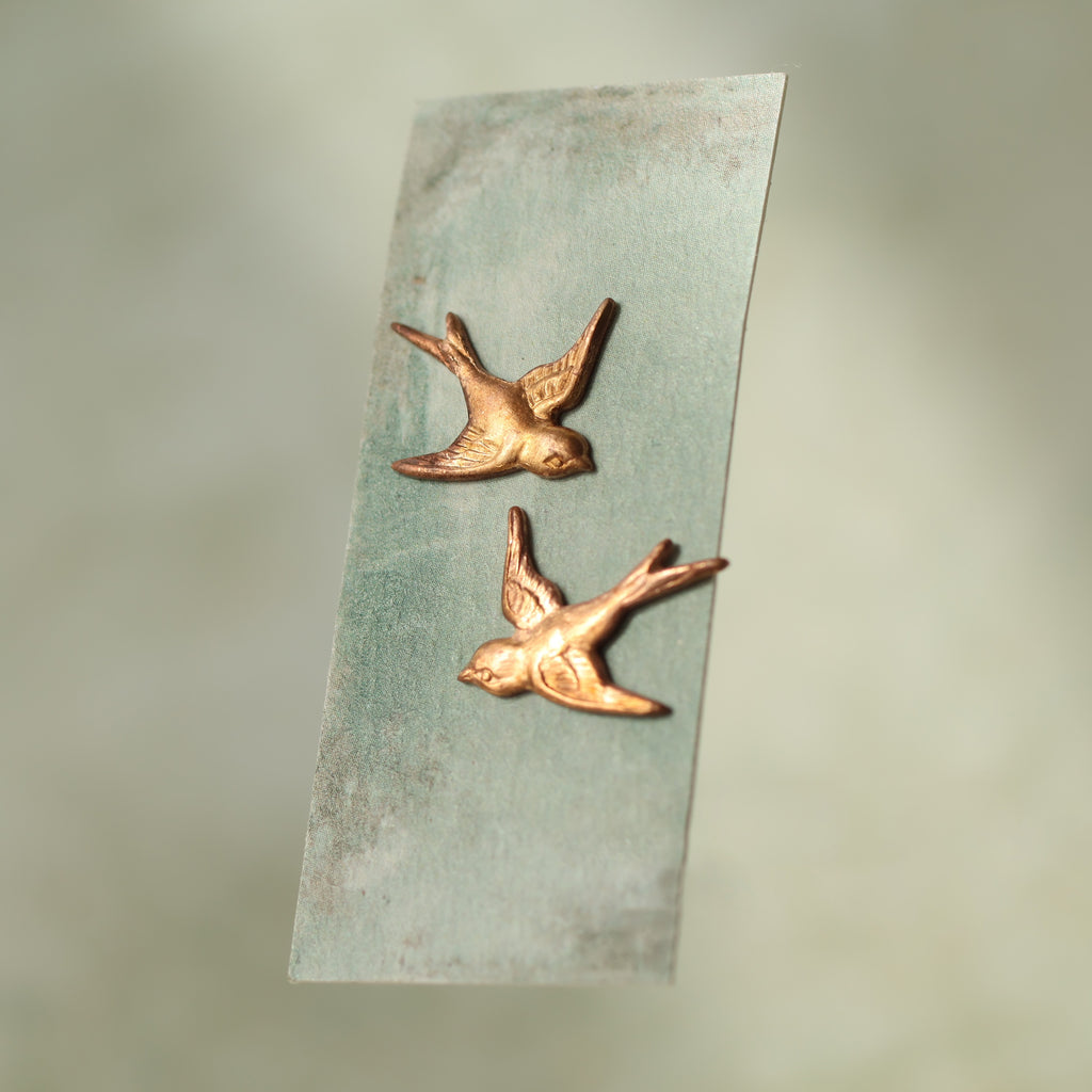 Swallow Bird Stud Earrings - Earrings