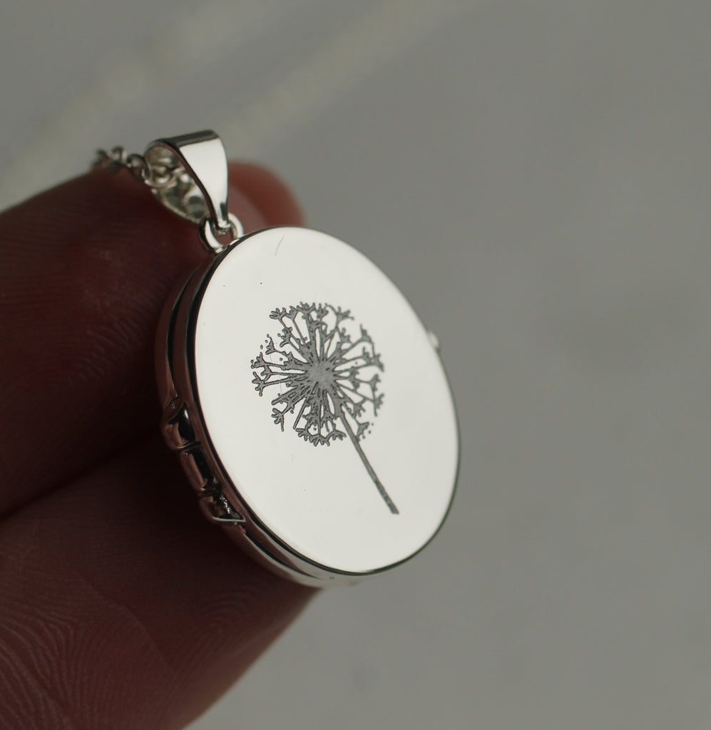 Silver Oval Locket Necklace - Necklaces