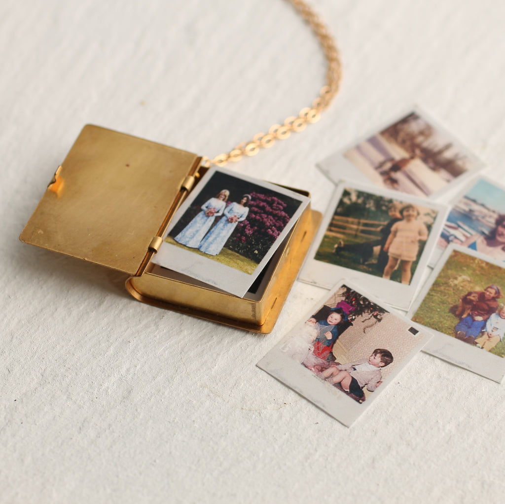 Botanical Polaroid Locket - Necklaces