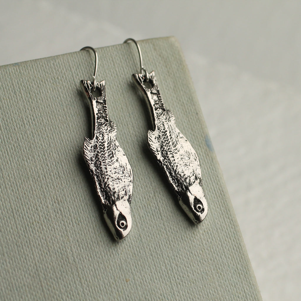 Sardine Fish Earrings - Earrings