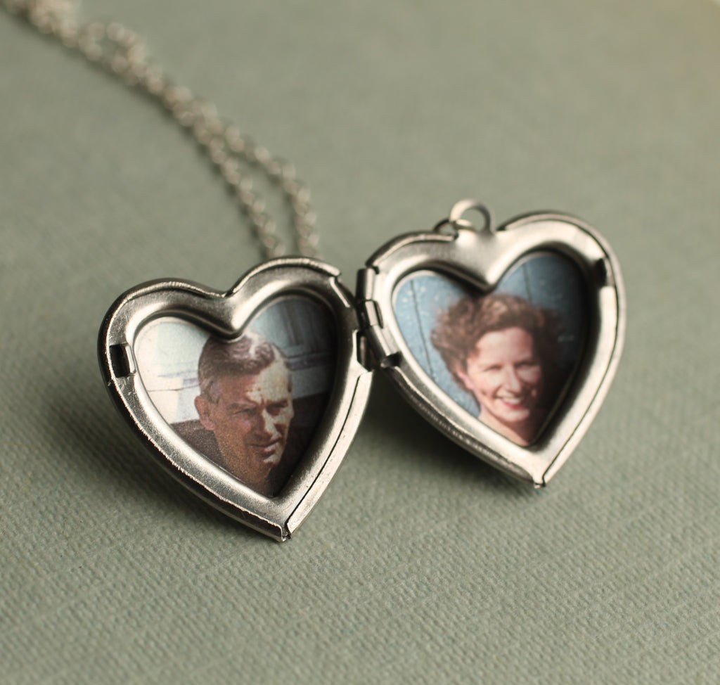 Silver Heart Locket - Necklaces