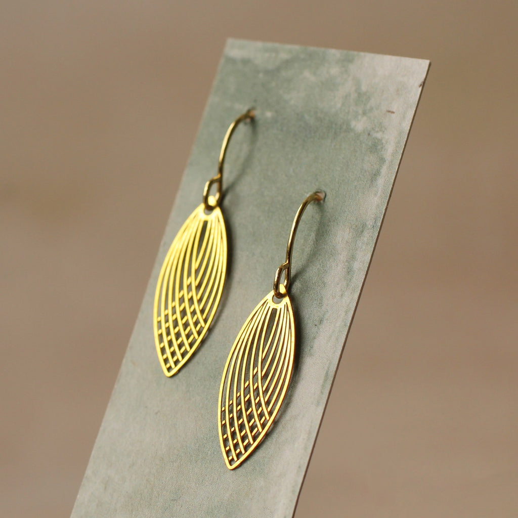 Art Nouveau Drop Earrings (WS) - Earrings