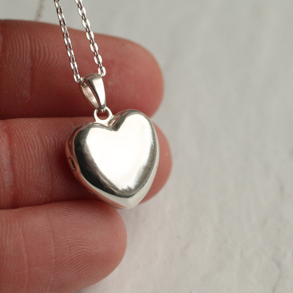 Sterling Silver Heart Locket - Necklaces