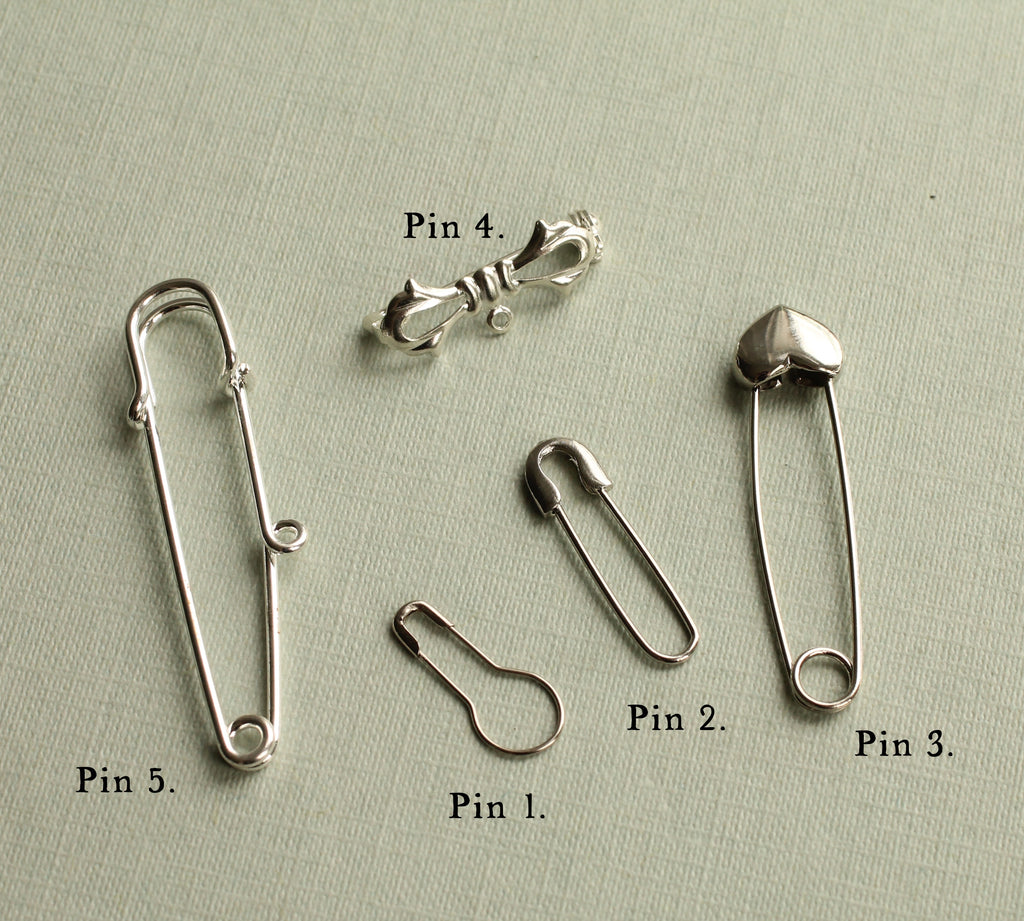 Sterling Silver Bridal Bouquet Oval Locket Pin - Brooches & Pins