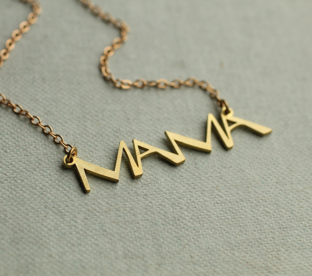 Gold Mama Necklace - Necklaces