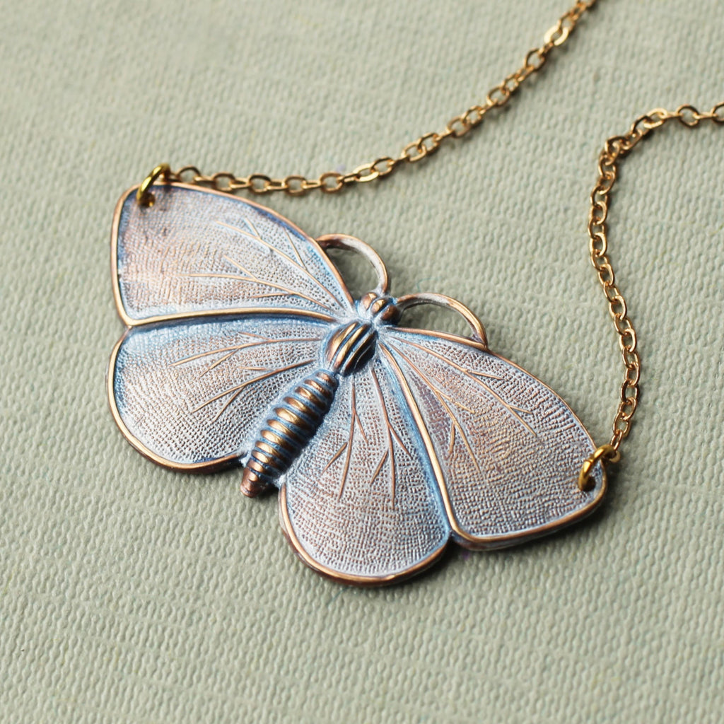 Butterfly Necklace Pendant (WS) - Necklaces