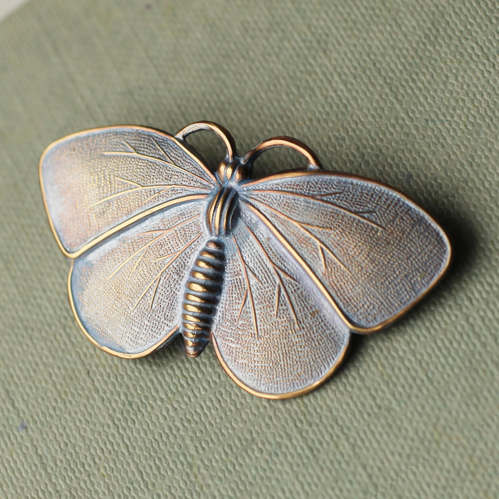 Moth Butterfly Brooch (WS) - Brooches & Pins