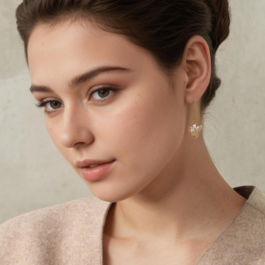 Dove Bird Earrings (WS) - Earrings