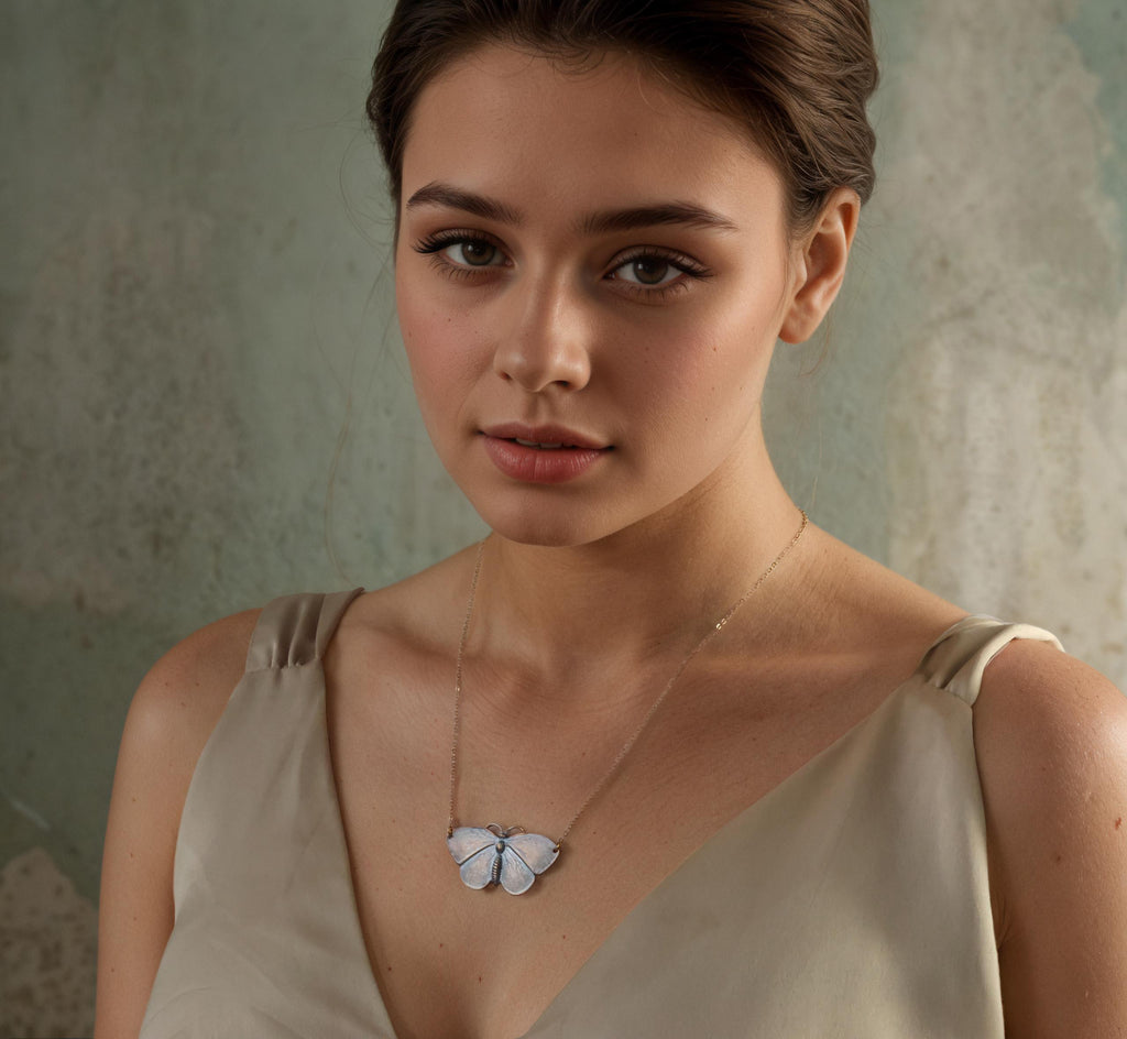 Butterfly Necklace Pendant (WS) - Necklaces
