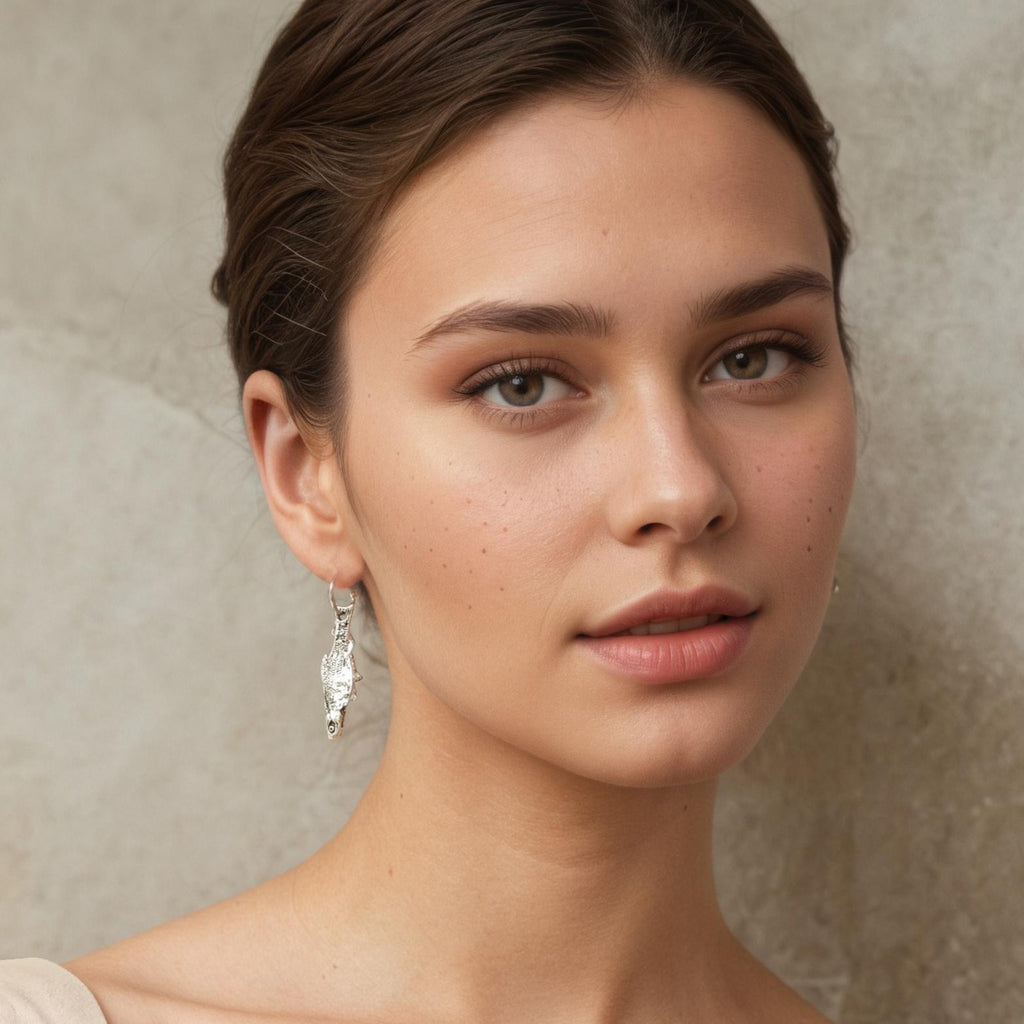 Sardine Fish Earrings - Earrings