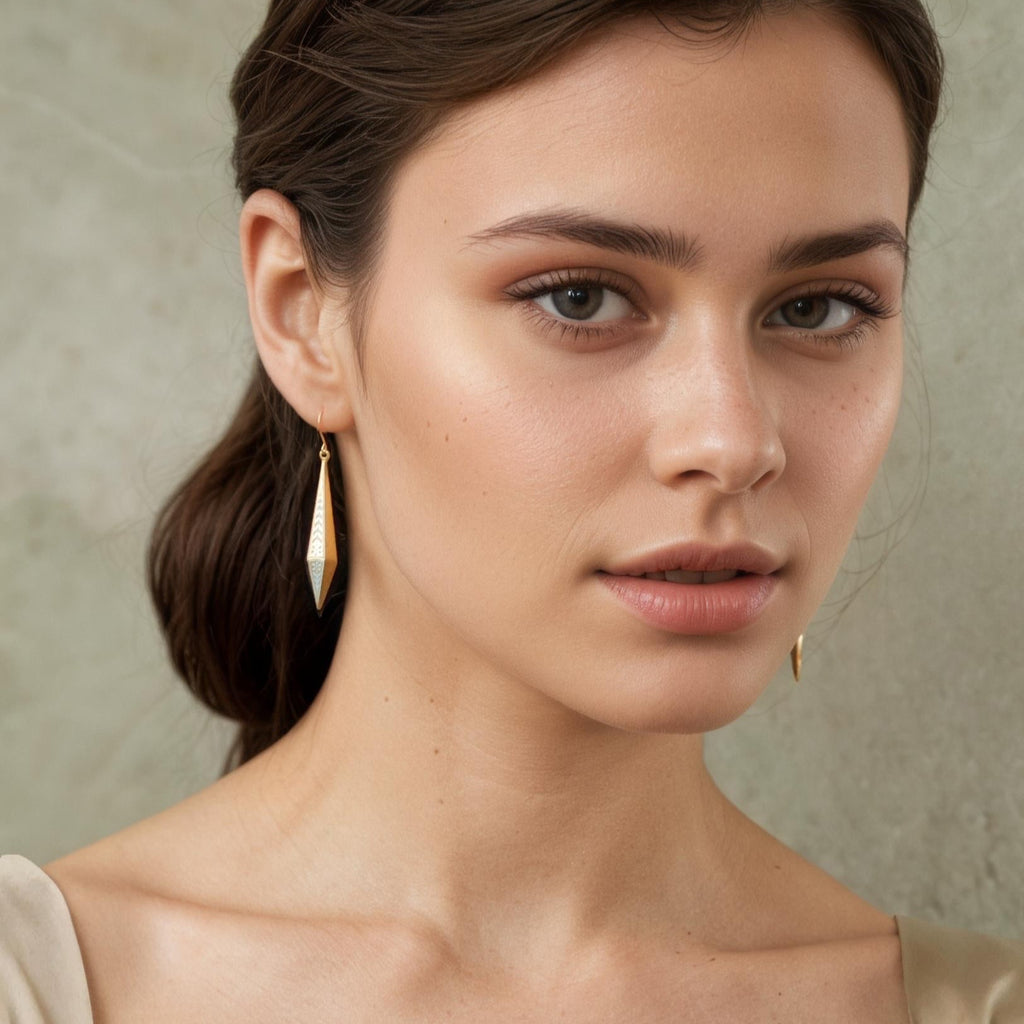 Floral Sprig Earrings (WS) - Earrings
