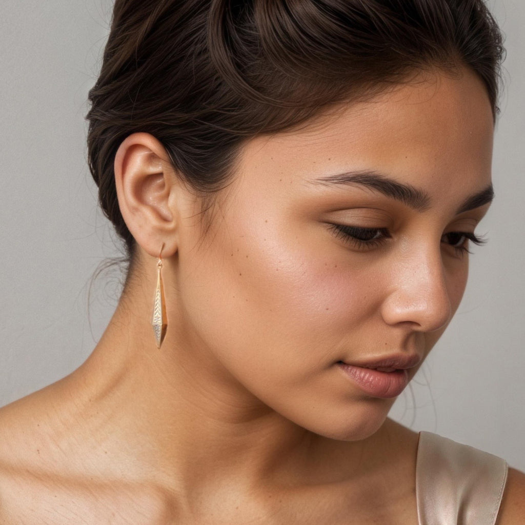Floral Sprig Earrings (WS) - Earrings