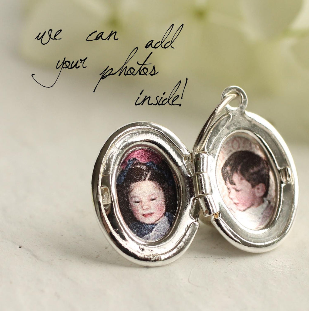 Silver Small Oval Bridal Bouquet Brooch Pin - Brooches & Pins