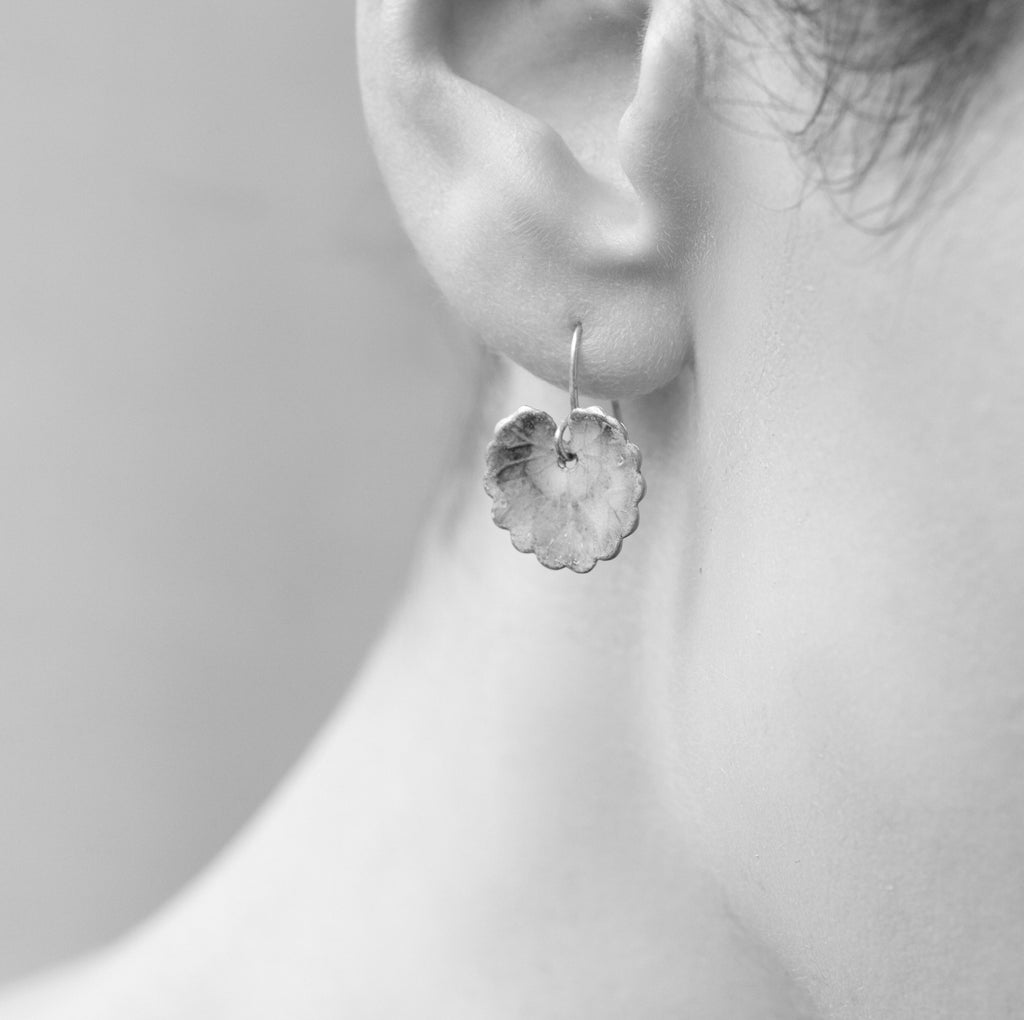 Blue Leaf Earrings (WS) - Earrings