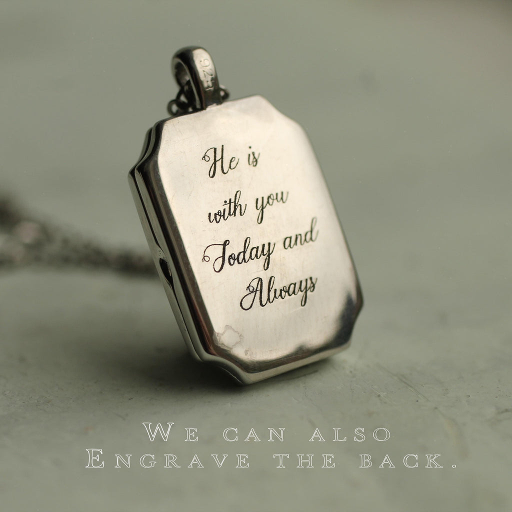 Sterling Silver Fern Locket - Necklaces