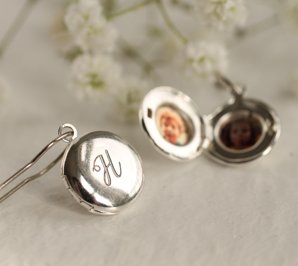 Silver Tiny Round Bouquet Pin - Brooches & Pins