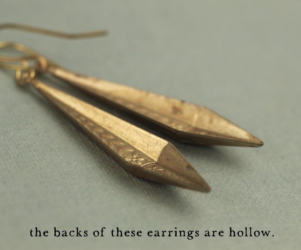 Silver Floral Sprig Earrings - Earrings