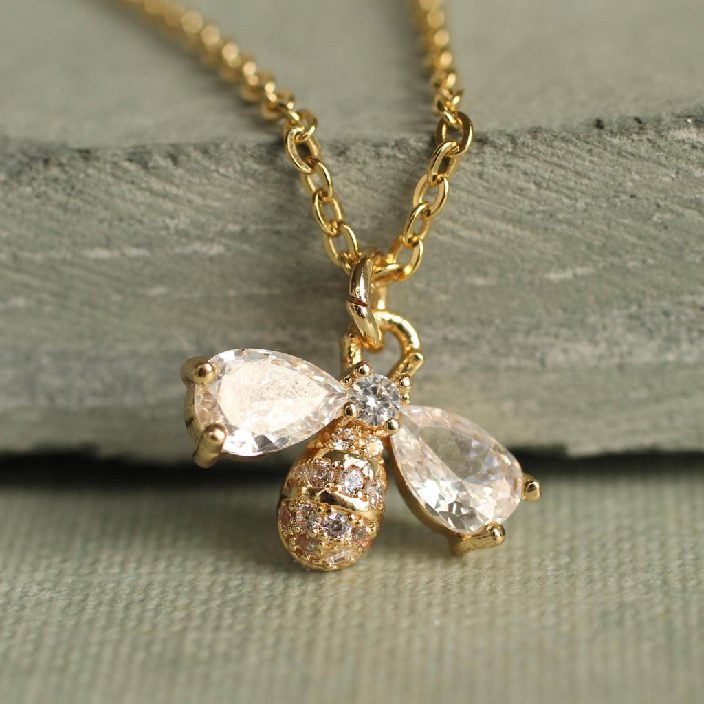Bee Jewel Necklace (WS) - Necklaces