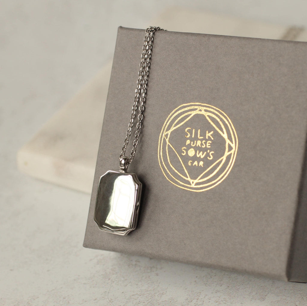Sterling Silver Fern Locket - Necklaces
