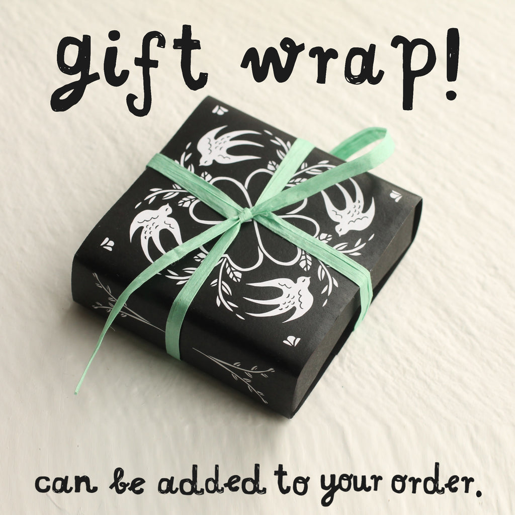 Gift Wrapping with Personalised Notecard - 