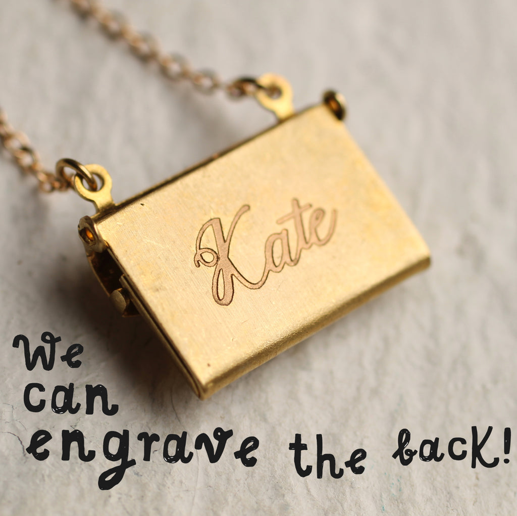 Envelope Locket - Necklaces