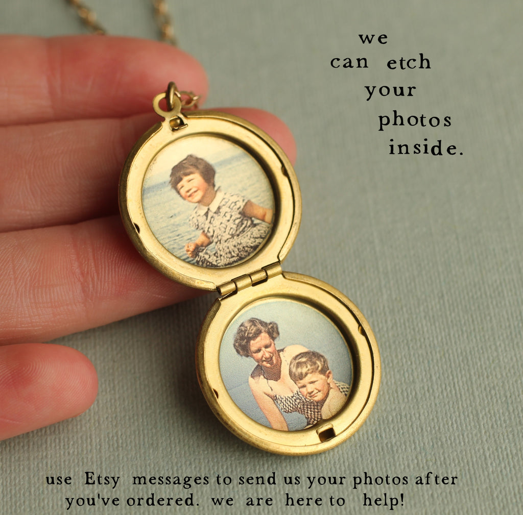 Antique Bird Locket Necklace - Necklaces