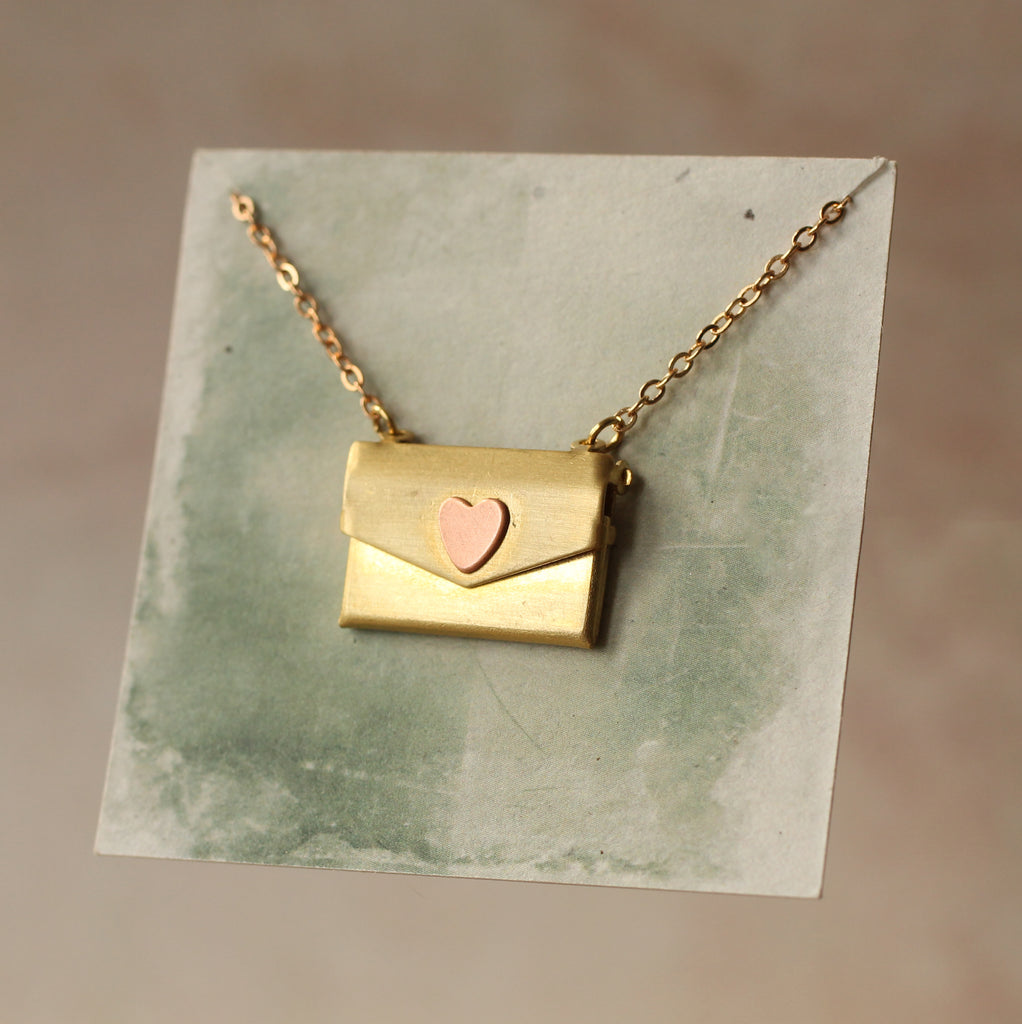 Envelope Locket (WS) - Necklaces