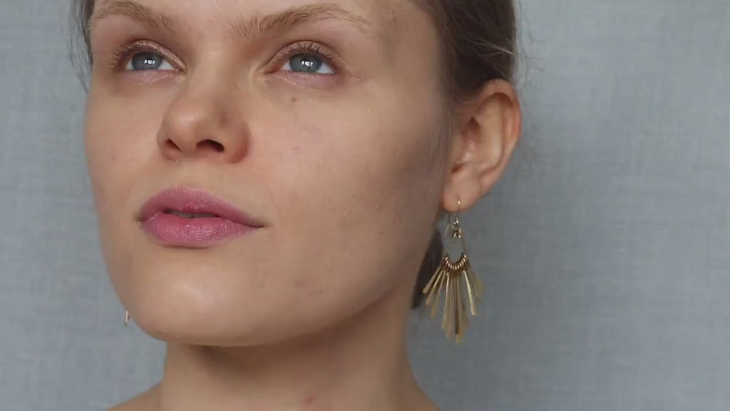Art Deco Fringe Earrings - Earrings