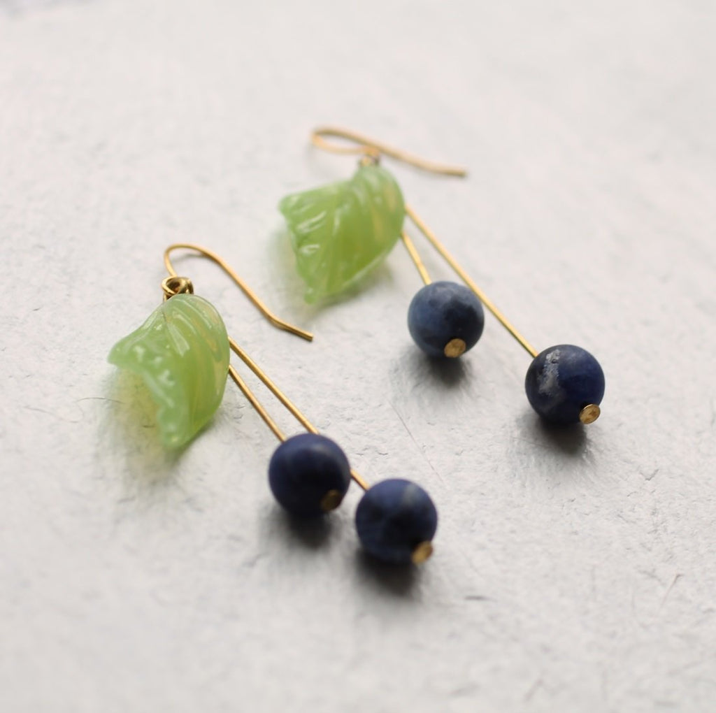 Blueberry Earrings - Earrings