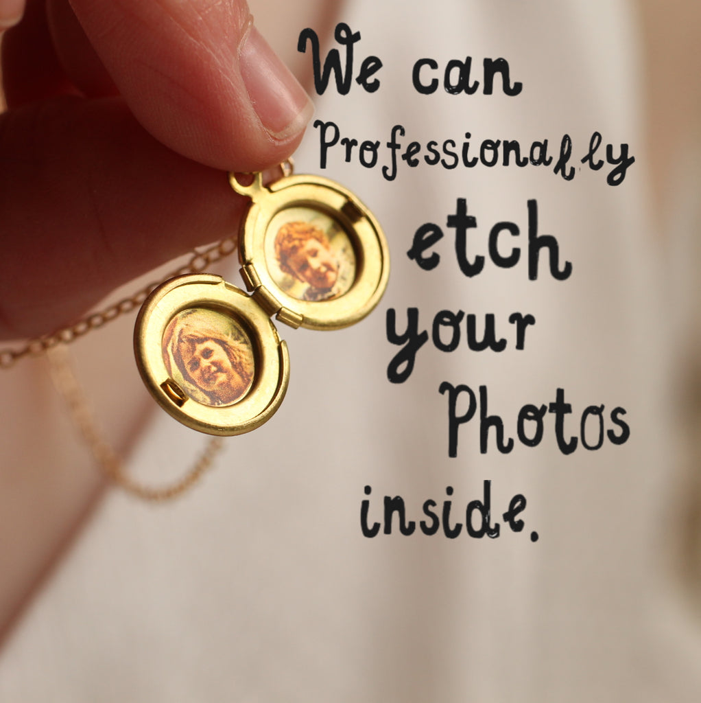 Zodiac Constellation Tiny Locket - personalised photo locket
